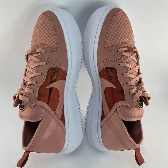 NIKE Court Vision ”Alta” Pink TxT Platform Sneakers Womens Size 11.5 - Picture 8 of 12